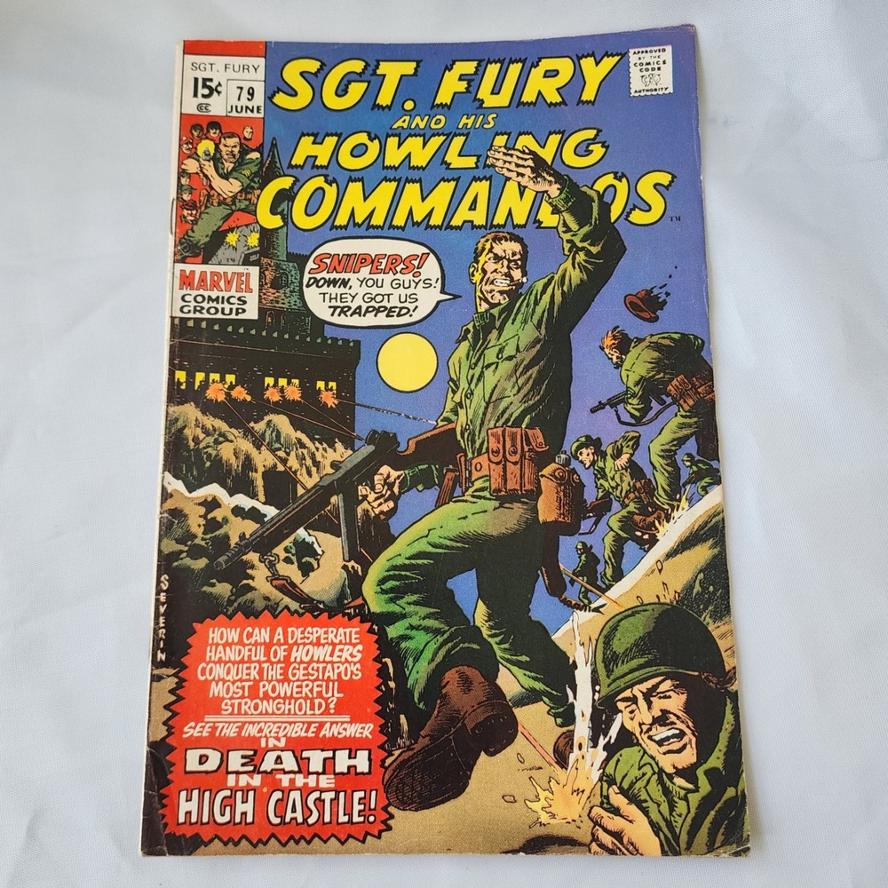 Sgt Fury and His Howling Commandos #79 Marvel Comic Book June Vintage Classic OG